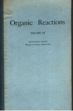 ORGANIC REACTIONS  VOLUME 18