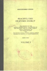 PEACEFUL USES OF ATOMIC ENERGY VOLUME 2