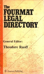 THE FOURMAT LAEGAL DIRECTORY GENERAL EDITOR:THEODORE RUOFF