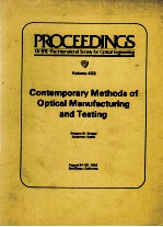 PROCEEDINGS OF SPIE-THE INTERNAITONAL SOCIETY FOR OPTICAL ENGINEERING VOLUME 433 CONTEMPORARY METHOD