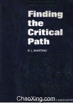 Project Management and Control Volume I Finding The Critical Path