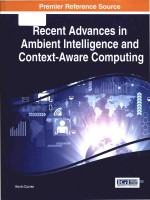 recent advances in ambient intelligence and context-aware computing