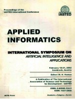 APPLIED INFORMATICS INTERNATIONAL SYMPOSIUM ON ARTIFICIAAL INTELLIGENCE AND APPLICATIONS