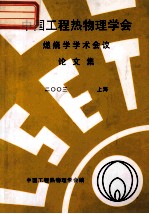 中国工程热物理学会  燃烧学学术会议论文集  2003  上海