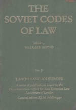 THE SOVIET CODES OF LAW