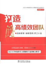 北京大学国家软实力课题组研究成果系列  打造高绩效团队