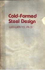 COLD-FORMED STEEL DESIGN