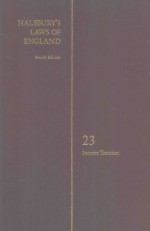 HALSBURY'S LAWS OF ENGLAND VOLUME 23