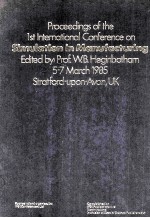 Proceedings of the 1st International Conference on SIMULATION in MANUFACTURING