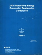 A COLLECTION OF TECHNICAL PAPERS  29TH INTERSOCIETY ENERGY CONVERSION ENGINEERING CONFERENCE  PART 4