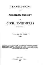 TRANSACTIONS OF THE AMERICAN SOCIETY OF CIVIL ENGINEERS  VOLUME 126  PART 1