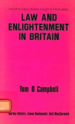 LAW AND ENLIGHTENMENT IN BRITAIN