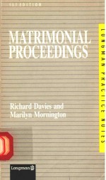 MATRIMONIAL PROCEEDINGS