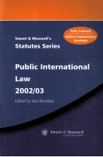 PUBLIC INTERNATIONAL LAW STATUTES  FIRST EDITION