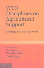 WTO DISCIPLINES ON AGRICULTURAL SUPPORT SEEKING A FAIR BASIS FOR TRADE