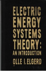 ELECTRIC ENERGY SYSTEMS THEORY：AN INTRODUCTION