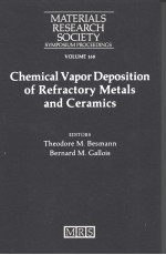 MATERIALS RESEARCH SOCIETY SYMPOSIUM PROCEEDINGS  VOLUME 168  CHEMICAL VAPOR DEPOSITION OF REFRACTOR