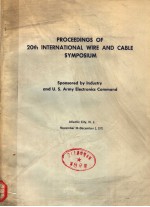 PROCEEDINGS OF 20TH INTERNATIONAL WIRE AND CABLE SYMPOSIUM