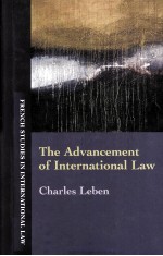 THE ADVANCEMENT OF INTERNATIONAL LAW