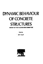 DYNAMIC BEHAVIOUR OF CONCRETE STRUCTURES