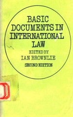 BASIC DOCUMENTS IN INTERNATIONAL LAW