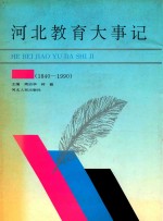 河北教育大事记  1840-1990