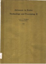 ADVANCES IN RESIST TECHNOLOGY AND PROCESSING Ⅱ