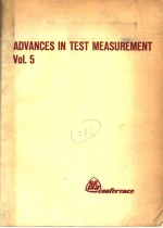 ADVANCES IN TEST MEASUREMENT  VOL.5