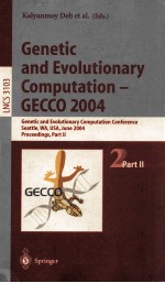 Genetic and Evolutionary Computation-GECCO 2004 Genetic and Evolutionary Computation Conference Seat