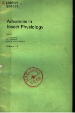 ADVANCES IN INSECT PHYSIOLOGY  VOLUME 13