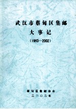 武汉市蔡甸区集邮大事记  1983-2002