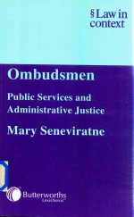 Ombudsmen Public Services And Administrative Justice