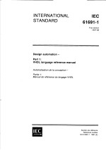 INTERNATIONAL STANDARD  DESIGN AUTOMATION  PART 1:  VHDL LANGUAGE REFERENCE MANUAL