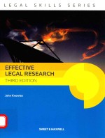 EFFECTIVE LEGAL RESRARCH 3RD EDITION