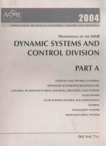 Proceedings of the ASME DYNAMIC SYSTEMS AND CONTROL DIVISION-2004-PART A