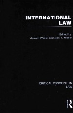 INTERNATIONAL LAW  CRITICAL CONCEPTS IN LAW  VOLUME II