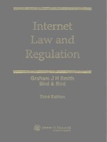 INTERNET LAW AND REGULATION