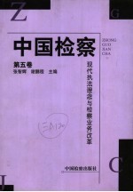 中国检察  第5卷  现代执法理念与检察业务改革