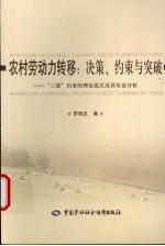 农村劳动力转移：决策、约束与突破  “三重”约束的理论范式及其实证分析