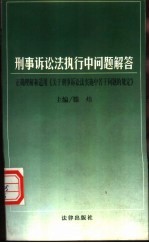 刑事诉讼法执行中问题解答  正确理解和适用《关于刑事诉讼法实施中若干问题的规定》