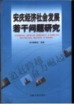 安庆经济社会发展若干问题研究