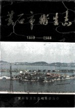 黄石市卫生志  1880-1985