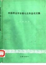 中国考古学会第七次年会论文集  1989