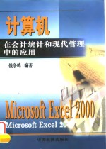 计算机在会计统计和现代管理中的应用 Microsoft Excel 2000