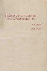 STAINING METHODS FOR SECTIONED MATERIAL