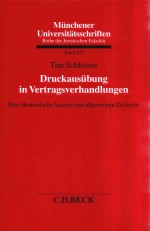 Druckausubung in Vertragsverhandlungen