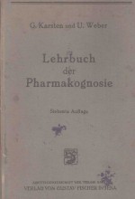 LEHRBUCH DER PHARMAKOGNOSIE FUR HOCHSECHULEN