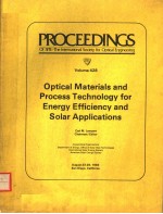 PROCEEDINGS OF SPIE-THE INTERNATIONAL SOCIETY FOR OPTICAL ENGINEERING  VOLUME 428 OPTICAL MATERIALS 