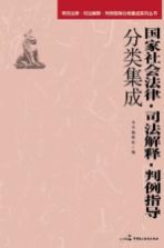 国家社会法律司法解释判例指导分类集成