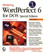 MASTERING WORDPERFECT 6 FOR DOS  SPECIAL EDITION